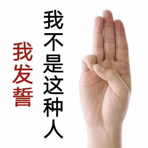 我发誓我不是这种人