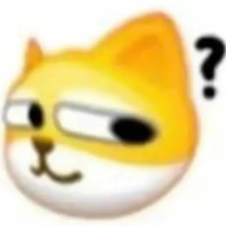 小黄脸问号 emoji表情包