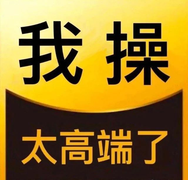 我操太高端了