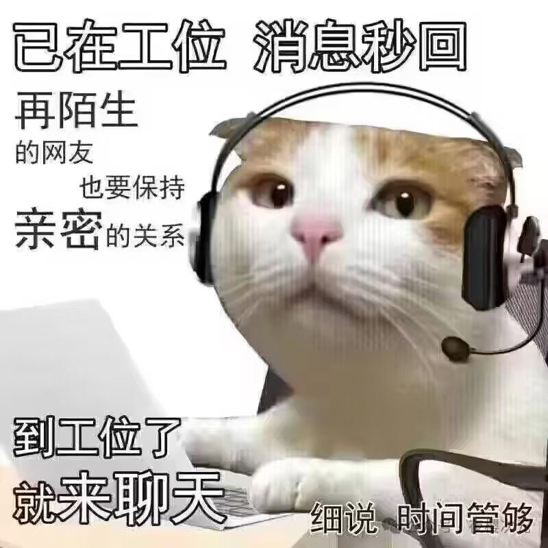 已在工位消息秒回再陌生的网友也要保持亲密的关系到工位了就来聊天细说时间管够