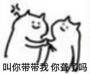 叫你带带我你聋了吗